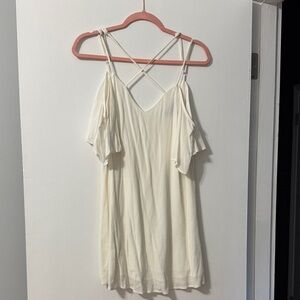 Lulu's Cream Strappy Blouse